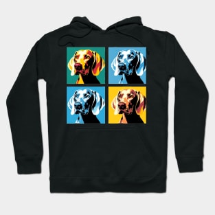 Weimaraner Pop Art - Dog Lover Gifts Hoodie